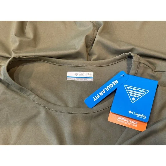 NWT Columbia PFG Dress Olive Green XXL Omni-Freeze UPF 50 Sleeveless Vacation - Picture 6 of 9